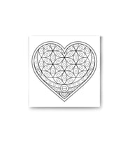 DBSanatevi Mandala Kalp Tablo 50 X 50 Cm