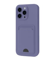 Apple İphone 16 Plus Kılıf Kelvin Kartvizitli Silikon - Lila