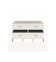 Kronos Konsol 2 Raflı 4 Çekmeceli  176x59x99 Aytaşı-Antrasit/Aytaşı