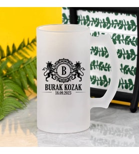 Kişiye Özel İsme Özel Lüks Hediye Bira Bardağı