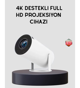 Ev Sineması Projeksiyon Cihazı – 160 ANSI Lümen, 4K Uyumlu ve Kablosuz Görüntü Aktarımı