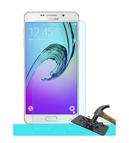 Samsung Galaxy A7 2016 Ekran Koruyucu Yeni Nesil HD Kalite Tempered Glass Cam (Renksiz)