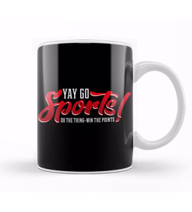 Yay Go Sports Do The Thing Win The Points Pun Kupa Bardak Porselen