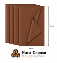 50x70 cm Kahverengi Renk Pelur Kağıt (1KG)
