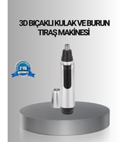 Kişisel Burun ve Kulak Tıraş Makinesi 3D Kavisli Bıçak ve Kompakt Tasarım