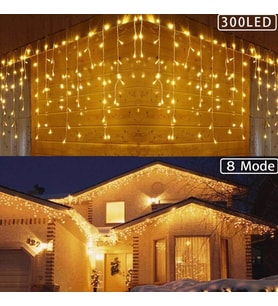 River World 8 Fonksiyonlu 16 Saçaklı Perde Led 3 x 1 (Günışığı)