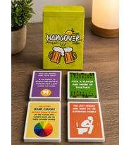 Hangover Mini İngilizce Yazılı Yetişkin Parti Oyunu – Eğlenceli Sohbet & Kart Oyunu, Arkadaş ve Çiftler İçin