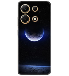 Infınix Note 30 Kılıf Resimli Desenli Silikon Platinium Series Midnight Moon 1802