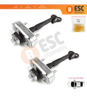 Toyota Sequoia 2 XK60 2008-2022 Tundra 2 XK50 2007-21 4-Kapı İçin 2 EA Ön Sağ ve Sol Kapı Gergi Yayı