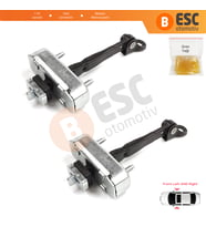 Toyota Sequoia 2 XK60 2008-2022 Tundra 2 XK50 2007-21 4-Kapı İçin 2 EA Ön Sağ ve Sol Kapı Gergi Yayı