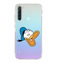 Xiaomi Redmi Note 8  Kamera Korumalı Kapak Donald Duck Tasarımlı Şeffaf  Kılıf