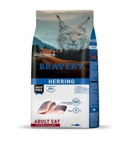 Bravery Tahılsız Ringa Balıklı Kısırlaştırılmış Yetişkin Kedi Maması 2 Kg (Beyaz)