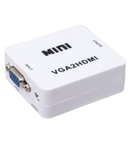 PowerMaster PM-18698 VGA To HDMI Ses Girişli Mini Model Dönüştürücü