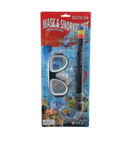 Bermuda Cobra Klasik Maske Şnorkel Set (Siyah)