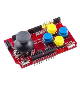 Arduino Joystick Shield 2 Eksen Xy Joystick Nrf24L01 Nokia5110 Bluetooth Shield