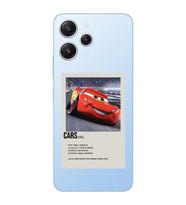 Xiaomi REDMI 12 Uyumlu Cars Mcqueen Desenli Şeffaf Telefon Kılıfı