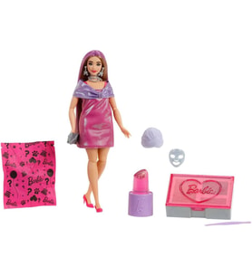 Barbie Party Unboxed Chelsea Oyuncak Bebek Seti, Glam Party Serisi 6 Sürpriz, Evcil Hayvan Ve Renk D
