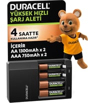CEF 14 Pil Şarj Cihazı + Şarj Edilebilir AA ve AAA Pil 2'şer adet