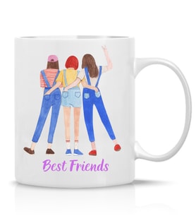 Best Friends Tasarım Kupa Bardak