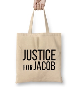 Justice For Jacob Blake 2022 Black Lives Matter Bez Çanta Uzun Saplı