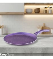 ARZU ÇELİK 30 Cm Granit Krep Tavası - Violet