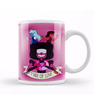 Made of Love Garnet Steven Universe 01 Kupa Bardak Porselen
