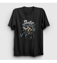 Presmono Unisex Siyah Power Of The Night Savatage T-Shirt 551078tt