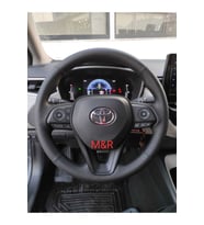 TOYOTA COROLLA 2021-2024  KAPLAMA DERİ DİREKSİYON KILIFI