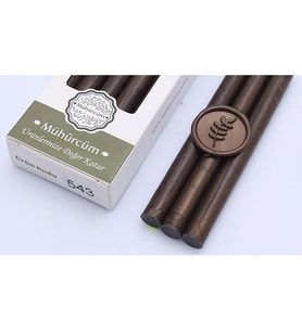 Mühür Mumu Çubuk 11mmx120mm 10 lu Paket Model: 543 BRONZ ALTIN