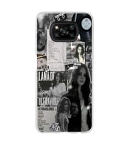 Poco X3 NFC Uyumlu Lana Del Rey Desenli Şeffaf Telefon Kılıfı