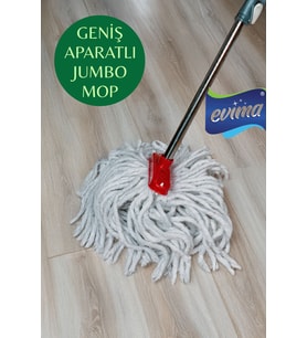 Geniş Uçlu İpli Tüm Vidalı Sipariş Uygun Mop Ucu