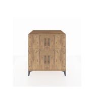 Kronos Şifonyer 3 Raflı 4 Kapaklı 88x59x96 Çam-Çam