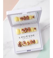 Louésse Capy Sunny Day Takma Tırnak 12’li Kapibara Desenli Sarı Cute Nail Set