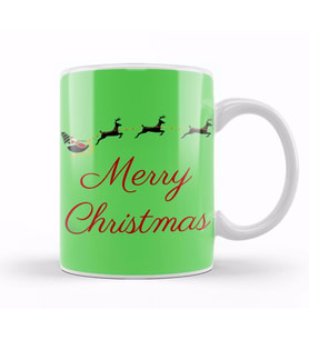 Yılbaşı Yeni Yıl Konseptli Merry Christmas 03 Kupa Bardak Porselen