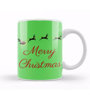Yılbaşı Yeni Yıl Konseptli Merry Christmas 03 Kupa Bardak Porselen