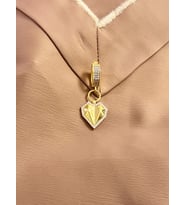 Kalp Ajda Bilezik 925 Ayar Gümüş Charm