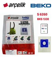 Arçelik Beko S 6260 BKS 1330 Toz Torbası 5 Adet