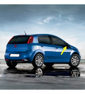 Fiat Grande Punto 2006-2011 Sağ Dış Ayna Camı Elektrikli 71740497