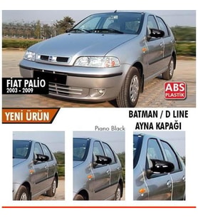 FİAT PALİO 2003-2009 MODEL YARASA AYNA KAPAĞI (Siyah)