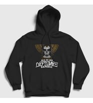 Presmono Unisex Siyah Capsule Deftones Kapüşonlu Sweatshirt 138470tt
