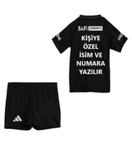 Beşiktaş Forma Siyah 24/25 Sezon KİŞİYE ÖZEL İSİM VE NUMARA BASKILI Çocuk Futbol Forması pp44