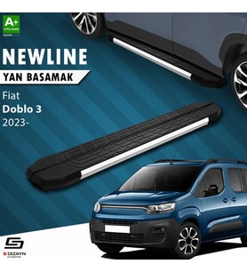 Fiat Doblo 3 NewLine Krom Yan Basamak 203 Cm 2023 Üzeri