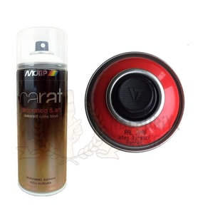 Motip Carat Akrilik Sprey Boya ATEŞ KIRMIZI PARLAK 400 ml - RAL3000