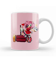 Sonic The Hegdehog Amy Kupa Bardak Porselen