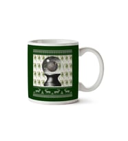 Death Star Snow Globe Star Wars Christmas Knit Pattern İki Tarafı Baskılı Kupa Bardak
