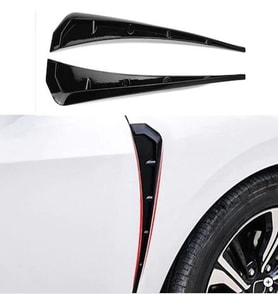 Üniversal Civic FC5 Tipi Piano Black Çamurluk Venti Izgarası 2 Adet