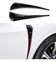 Üniversal Civic FC5 Tipi Piano Black Çamurluk Venti Izgarası 2 Adet