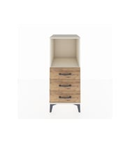 Hyperion Komodin Tek Raflı 3 Çekmeceli 44x44x106 Aytaşı-Çam