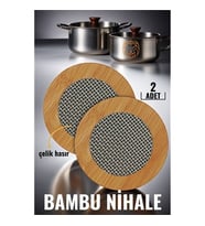 2 li Bambu Çelik Telli Nihale Falper Design
