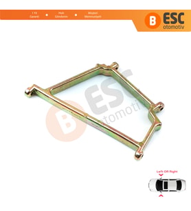 Mercedes W210 S210 W202 S202 W140 için Katlanır Yan Dikiz Ayna Destek Metal Braketi Sol veya Sağ